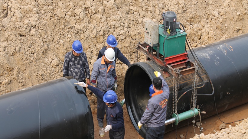 Double‑gasket socket spigot pipe