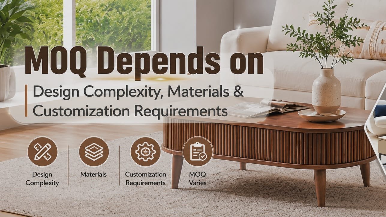 Fenzo Furniture MOQ Depends on Design Complexity Materials & Customization Requirements