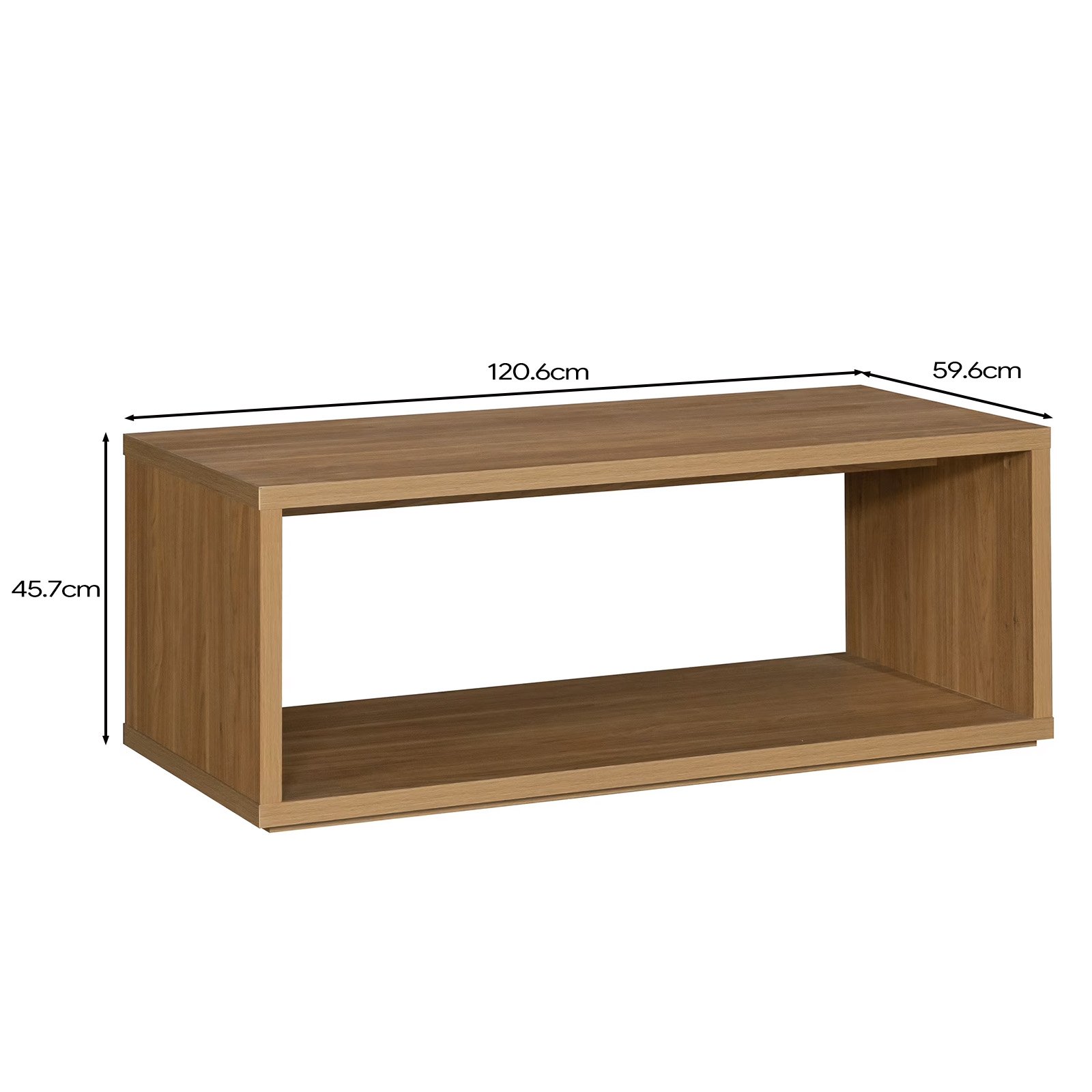 Rectangular Wide Unique Coffee Table for Every Living Space - dimensions