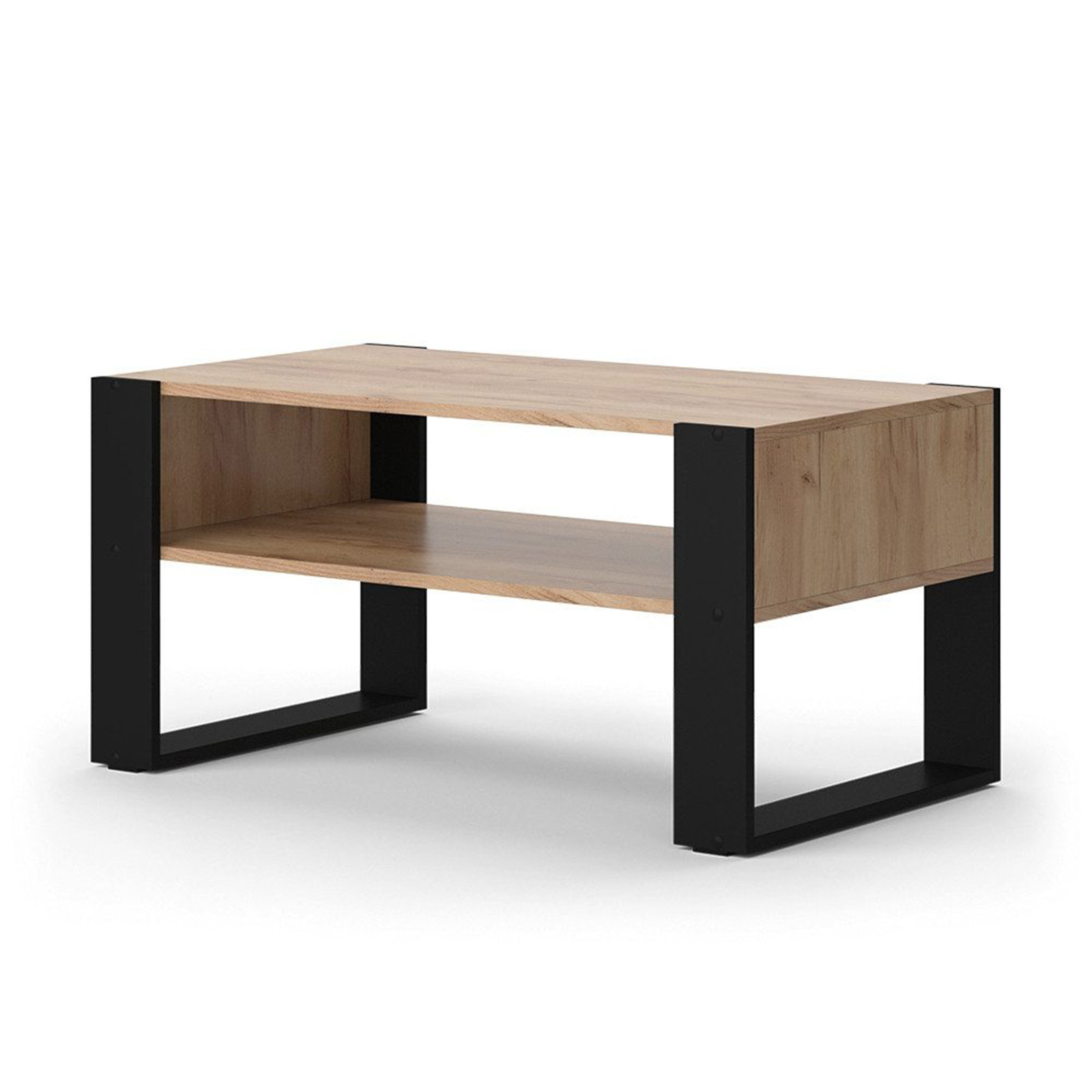 Wooden Coffee table with Metal Legs - image 2