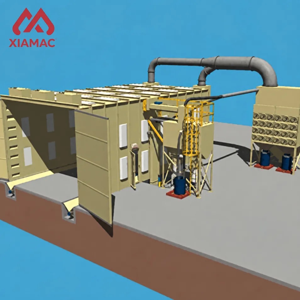 QV60 Air Sand Blasting Room