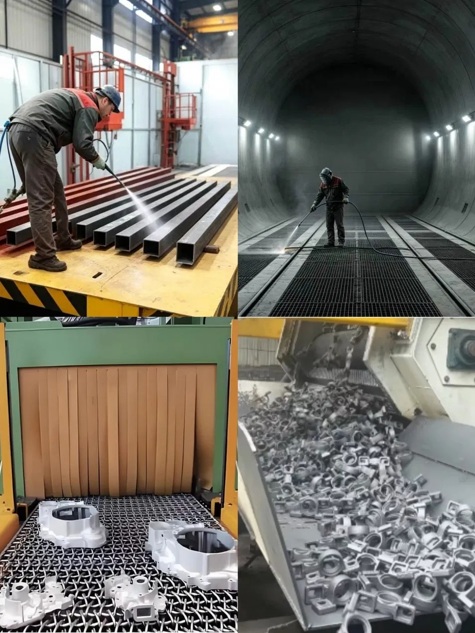 S Series Sand Blasting Room with Automatic Abrasive Recovery