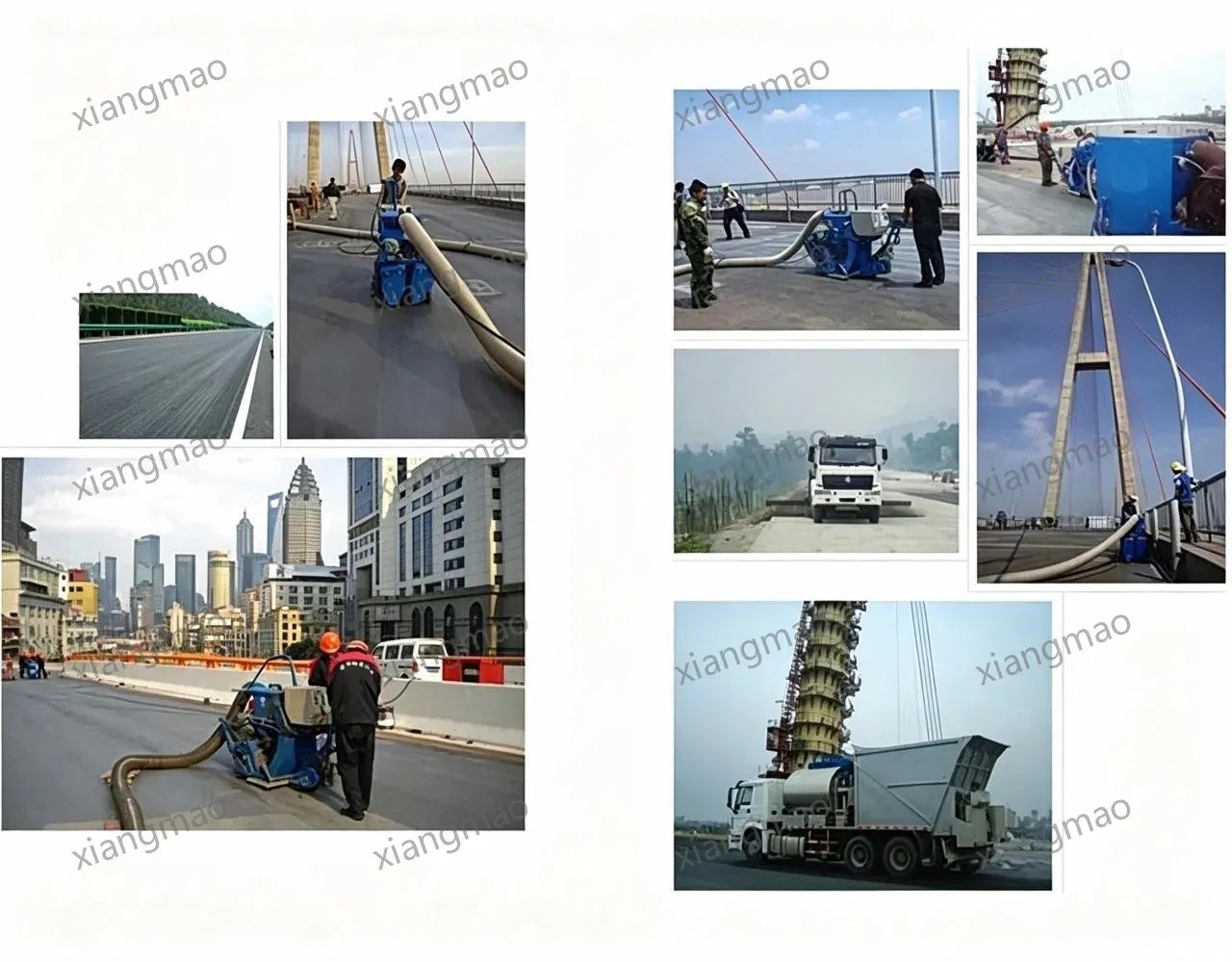 DX Series Concrete Road Surface Shot Blasting Machine