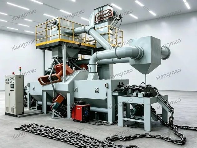 Anchor Chain Shot Blasting Sandblasting Machine for Anchor Chain Rust Cleaning Abrator