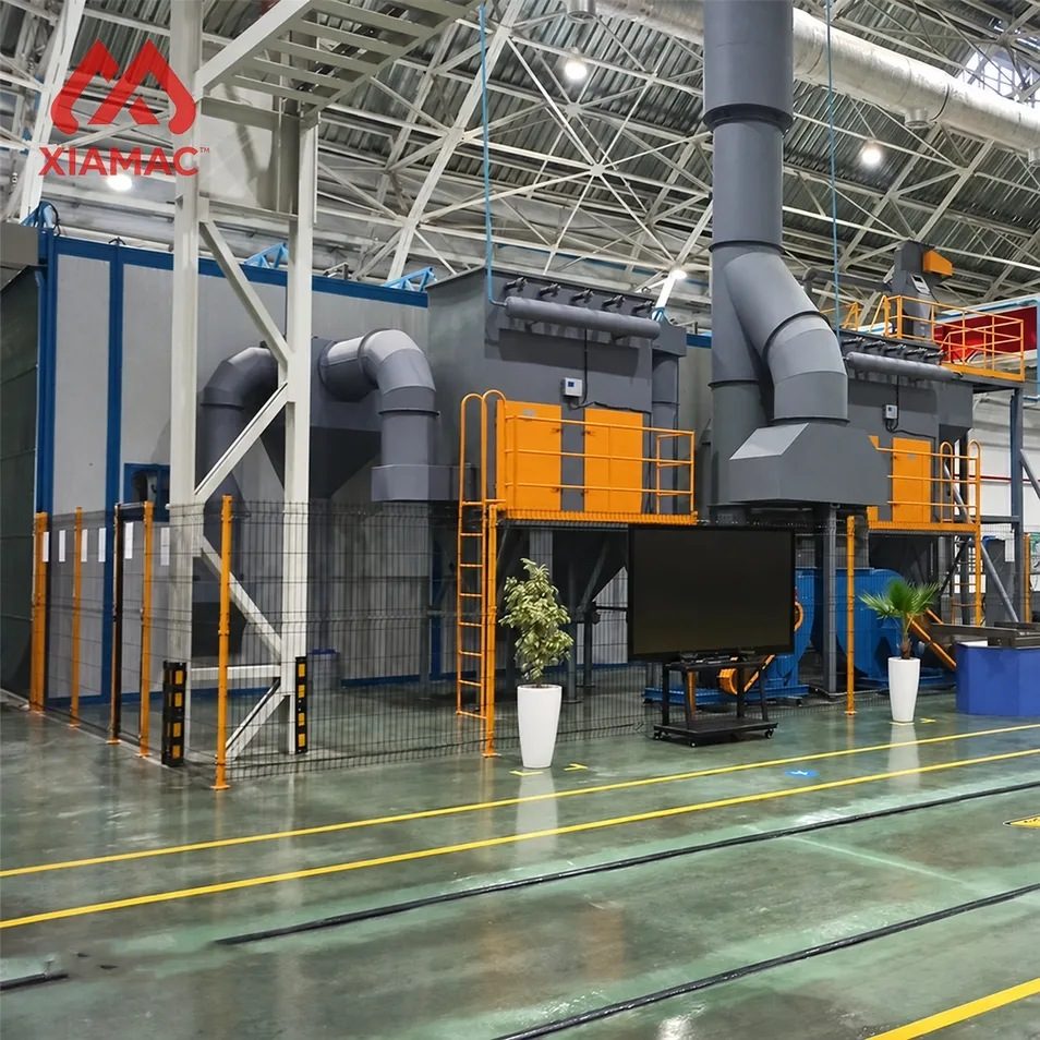 Industrial Sand Blasting Chamber Shot Blasting Booth Abrasive Blast Room Metal Surface Cleaning Rust Removal Equipment