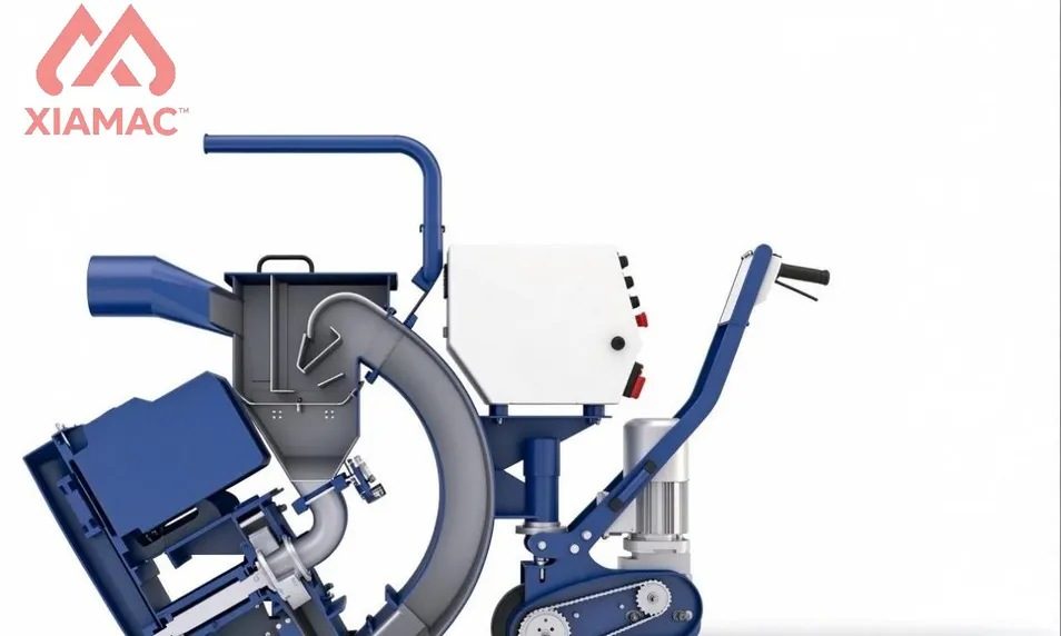 Mobile Pavement Shot Blaster for Road Marking Removal & Bridge Waterproofing Pretreatment Steel Shot Abrasive