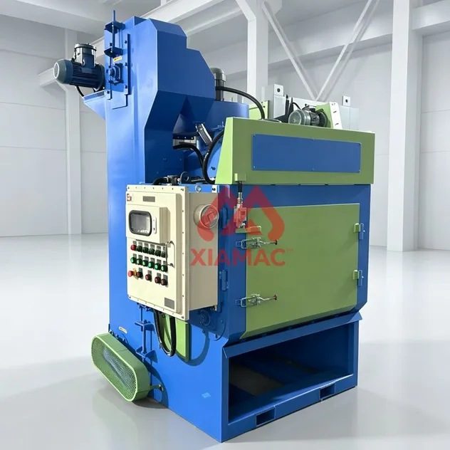 Q326 Integrated Crawler Shot Blasting Machine for Small Castings Forgings Rust Removal & Sand Cleaning