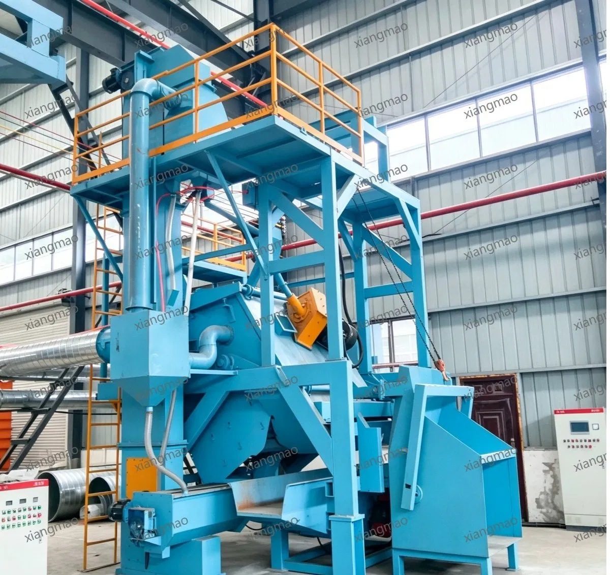 Tilt Drum Type Shot Blasting Machine for Castings Forgings and Heat Treatment Parts