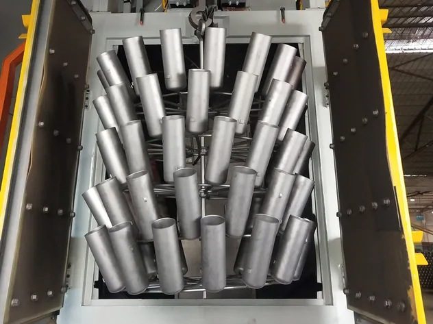 Q37 Series Hook Shot Blasting Machine for Fire Extinguisher Tank Surface Descaling