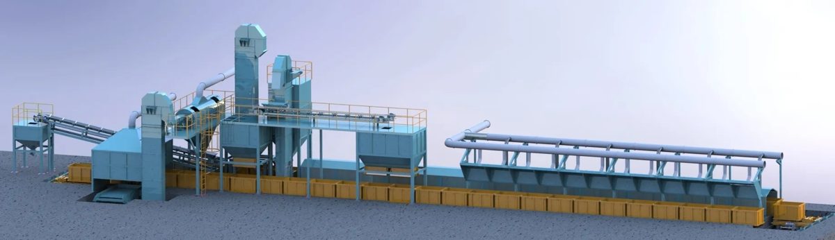 Automatic Resin Coated Sand Shell Molding Casting Production Line for Foundry