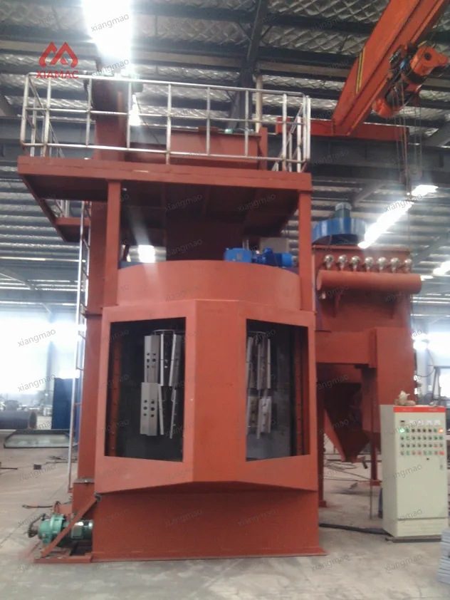 Qd34 Rotary Table Hook Shot Blaster for Aluminum Die Castings & Construction Structural Parts