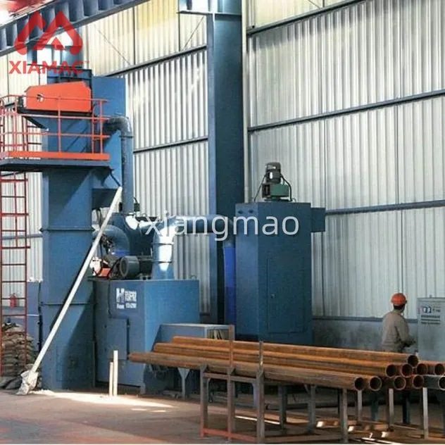 Qgw Series Steel Pipe External Wall Shot Blasting Machine