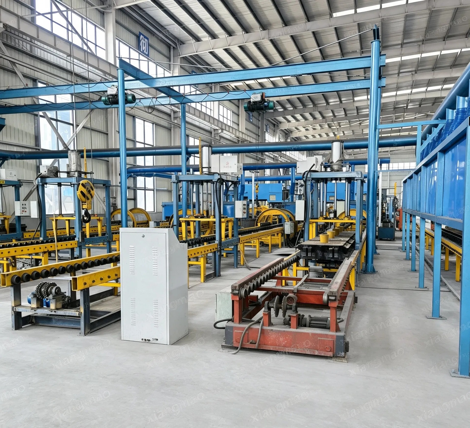 China Foundry Equipment Manufacturer Design Customize Automatic Static Pressure Molding Line Foundry Moulding Machine for Cast Iron Line