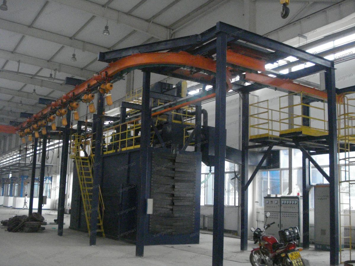 Advanced Q37 Overhead Conveyor Shot Blasting System for Efficient Finishing
