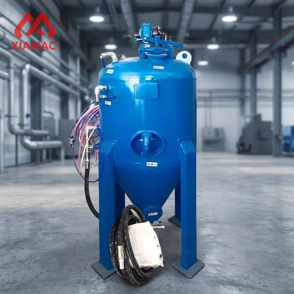 Truck-Mounted Semi-Automatic Wet Sand Blasting Machine High Pressure Cleaning Abrasive Steel Shot 59 Gal Tank CE Certified