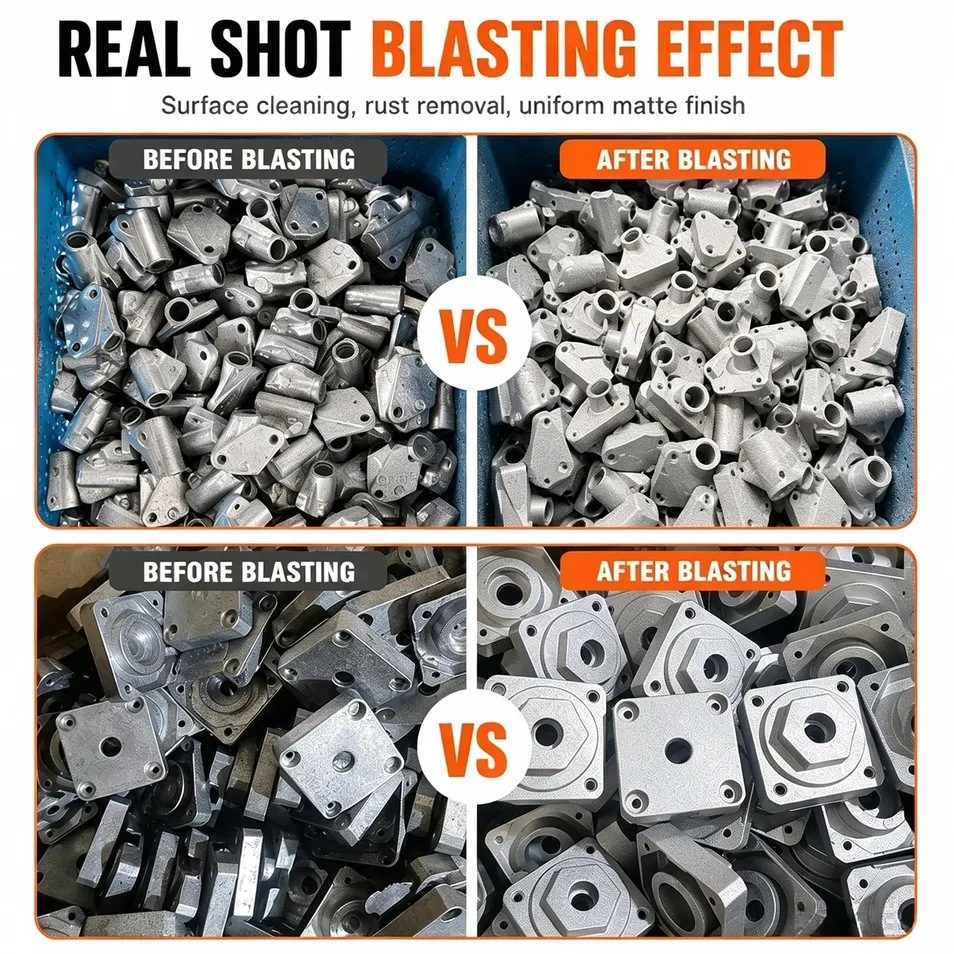 Automatic Tumble Belt Shot Blasting Machine Q326 Metal Part Rust Oxide Scale Removal Surface Cleaning Machine Sandblasting Equipment Floor Scrubber Manufacturer