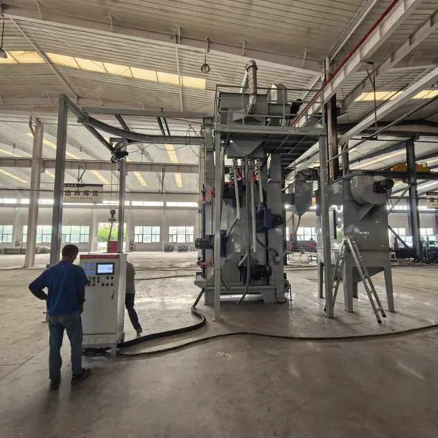 Shot Blast Machine and Sandblasting Equipment/Hook Type Shot Blasting Machine/Over Head Hanger/Hanger Shot Blast Machine/Sandblast Machinery/Sand Blaster