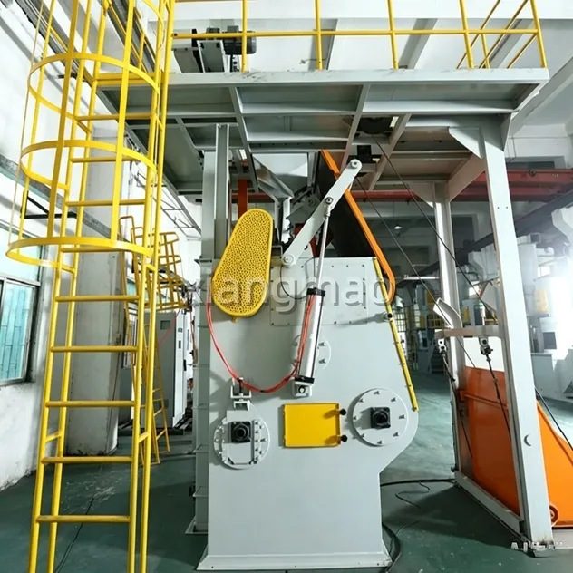 Qr3210 Automatic Loading Unloading Rubber Track Shot Blaster for Small Castings & Forgings Cleaning