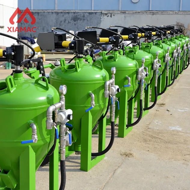 Truck-Mounted Semi-Automatic Wet Sand Blasting Machine High Pressure Cleaning Abrasive Steel Shot 59 Gal Tank CE Certified