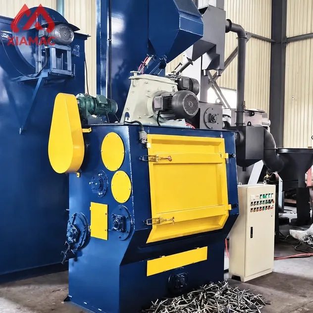 China Manufacturer Q32 Q324 Q326 Q3210 Tumble Blast Cleaning Equipment Shot Blasting Machine