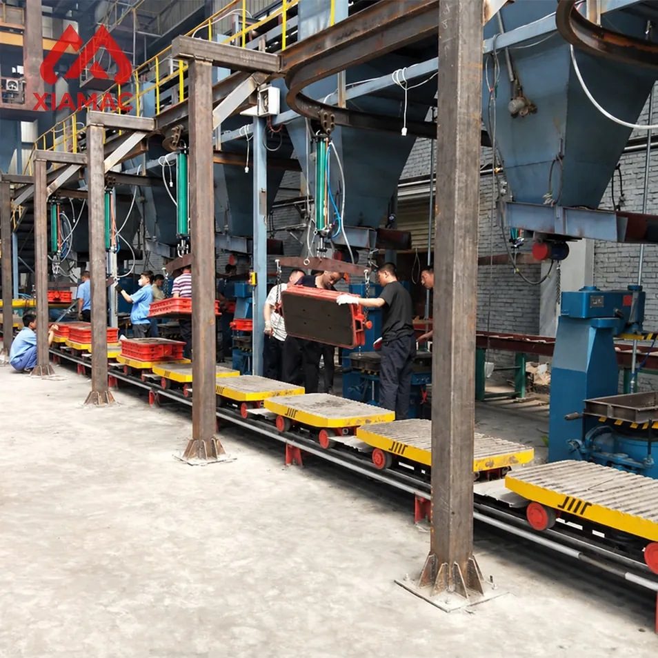 Automatic Green Sand Molding Machine Jolt Squeeze Type Foundry Equipment for Metal Casting