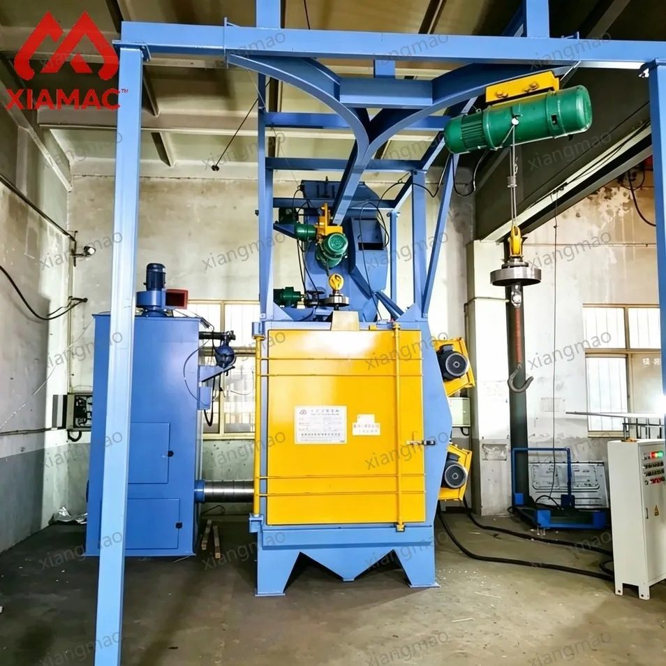 Double Hook Shot Blasting Machine for Foundry Casting Surface Treatment