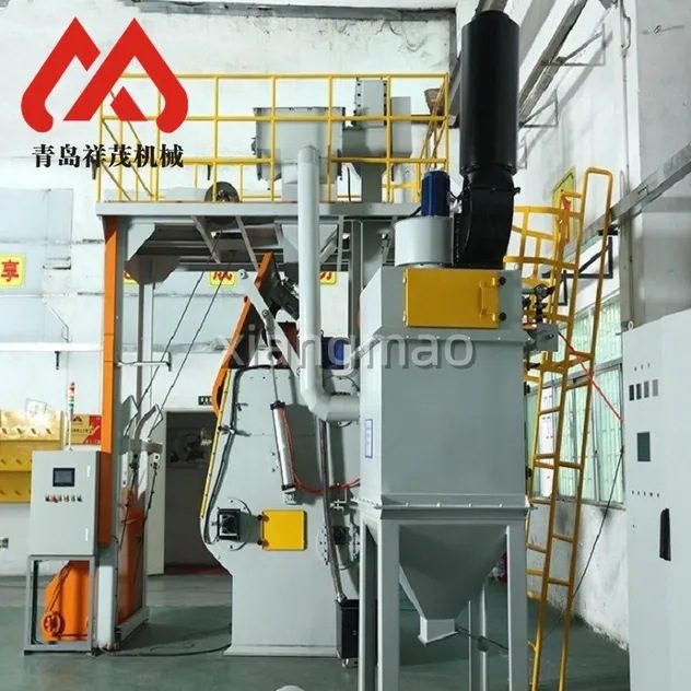 Qr3210 Automatic Loading Unloading Rubber Track Shot Blaster for Small Castings & Forgings Cleaning