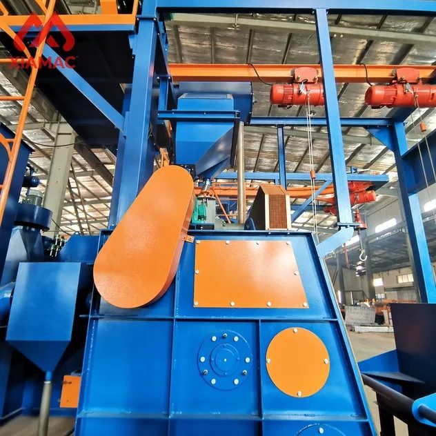 Automatic Crawler Shot Blasting Machine Steel Shot Cleaning Equipment for Casting Parts Rust Removal and Surface Finishing