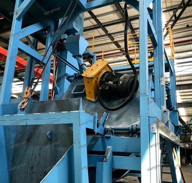 Tilt Drum Type Shot Blasting Machine for Castings Forgings and Heat Treatment Parts