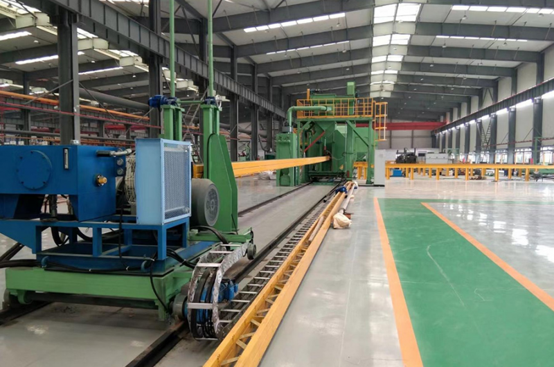 Blast cleaner for the inner wall of the steel pipe QGWP