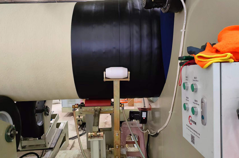 Line for the production of hdpe extrusion winding