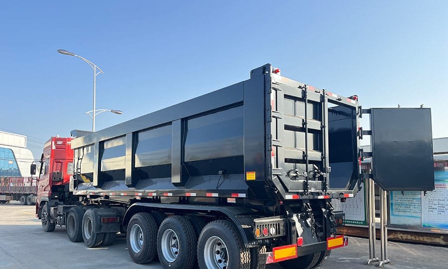 Rear Dump Trailer Hydraulic System: Cylinder Geometry, Power Supply and Quote Scope