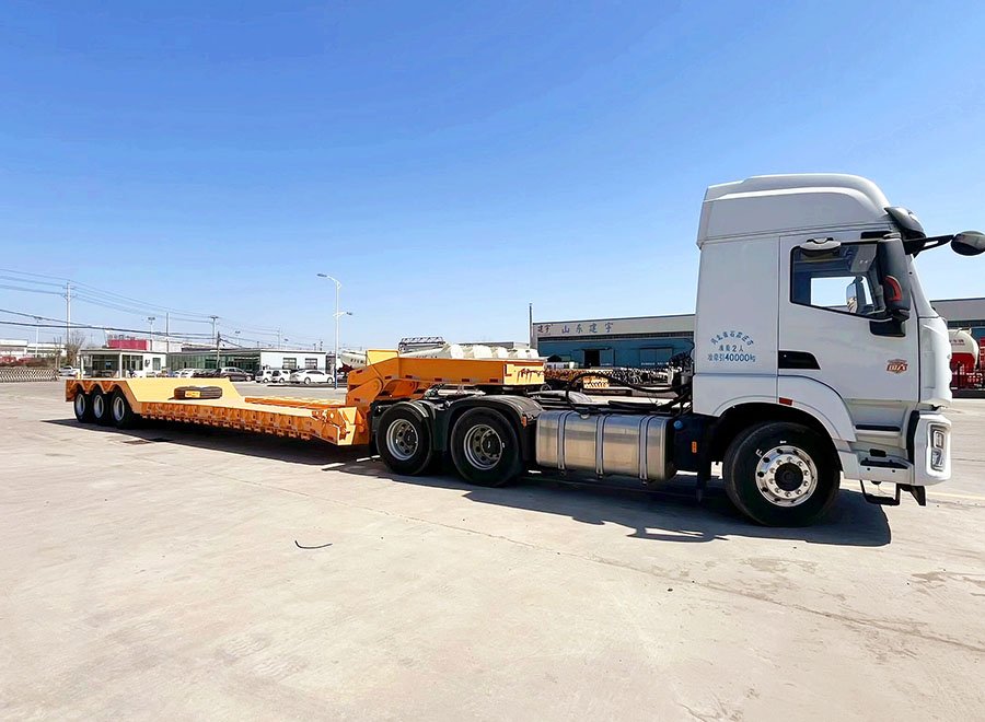 Professional Hydraulic Removable Gooseneck Lowboy Trailer