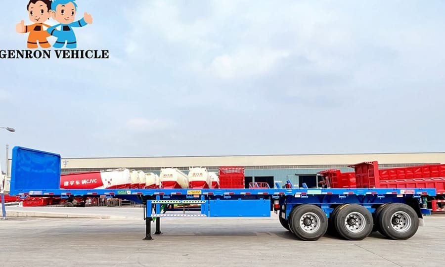 Flatbed Trailer for Aluminium Profiles: Bundle Support, Surface Protection and Delivery Access