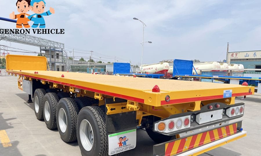 Flatbed Trailer for Precast Concrete: Support Drawings, Unit Sequence and Site Delivery