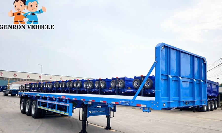 Flatbed Trailer for Cable Drums: Support, Roll Prevention and Handling Interfaces