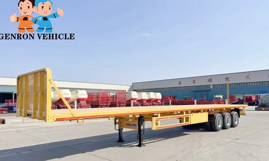 Flatbed Trailer Floor Specification for Pallets and Loading Equipment