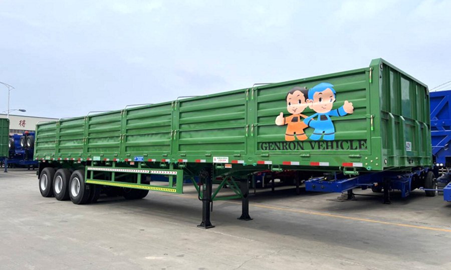 25 Units Sidedoor Semi Trailer Export To Mozambique