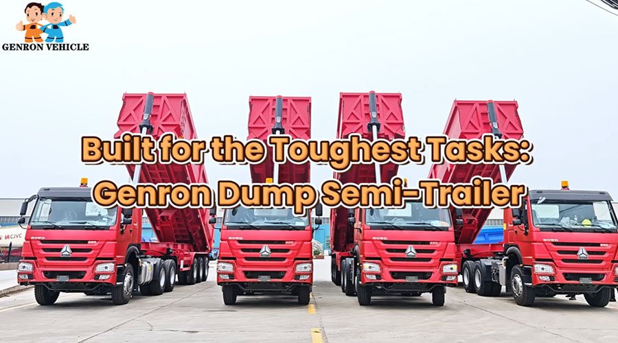 Built for the Toughest Tasks: Genron Dump Semi-Trailer