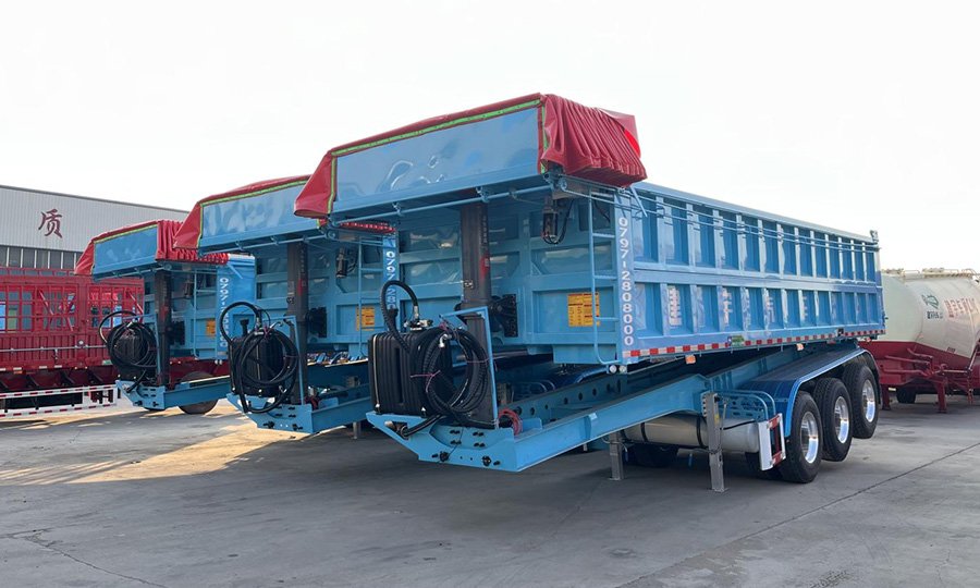 30UNITS REAR DUMP SEMI TRAILER EXPORT TO TANZANIA