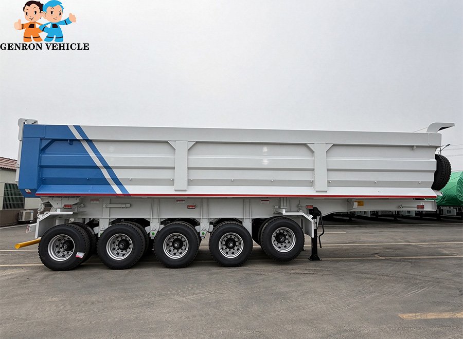 Large Volume Rear Dump Tipper Trailer