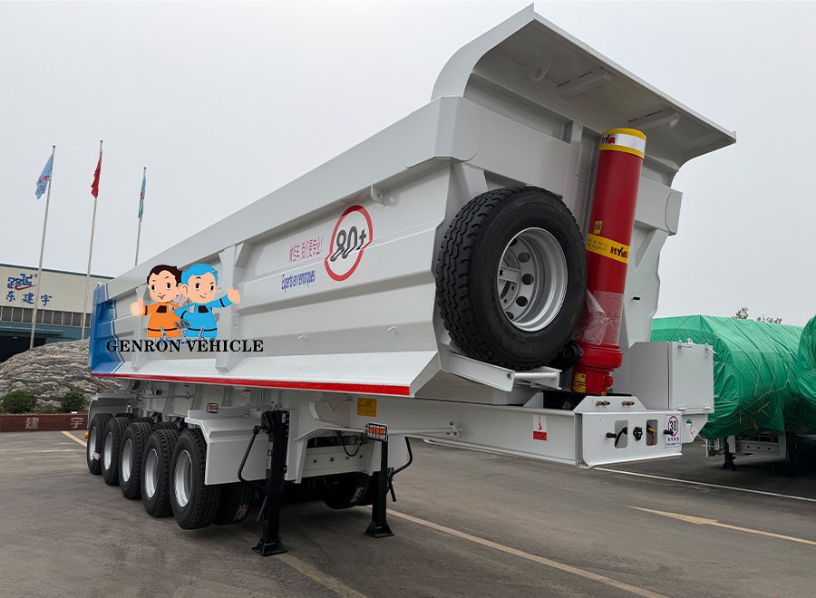 Heavy Duty Tipper Semi Trailer