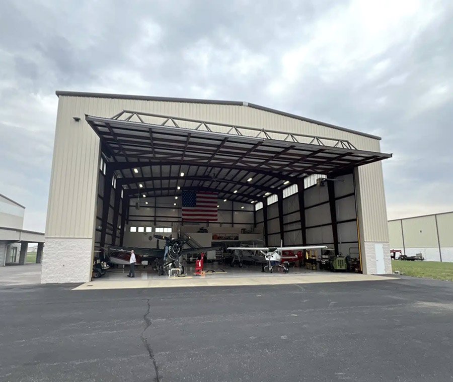 Professional Steel Structure Hanger Building Prefab Metal Hangar for Plane