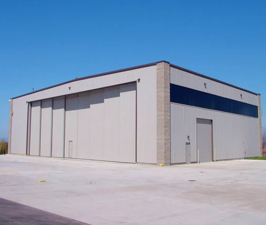 High Quality Heavy Prefab Q235/Q355 Steel Structure Dairy Hangar Building Design High-Strength