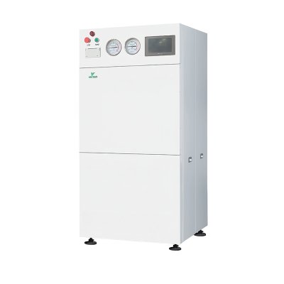 Horizontal steam sterilizer