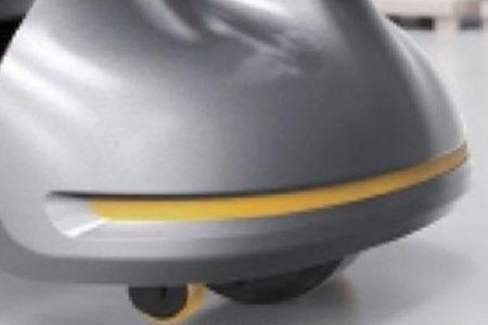 Floating steering wheel