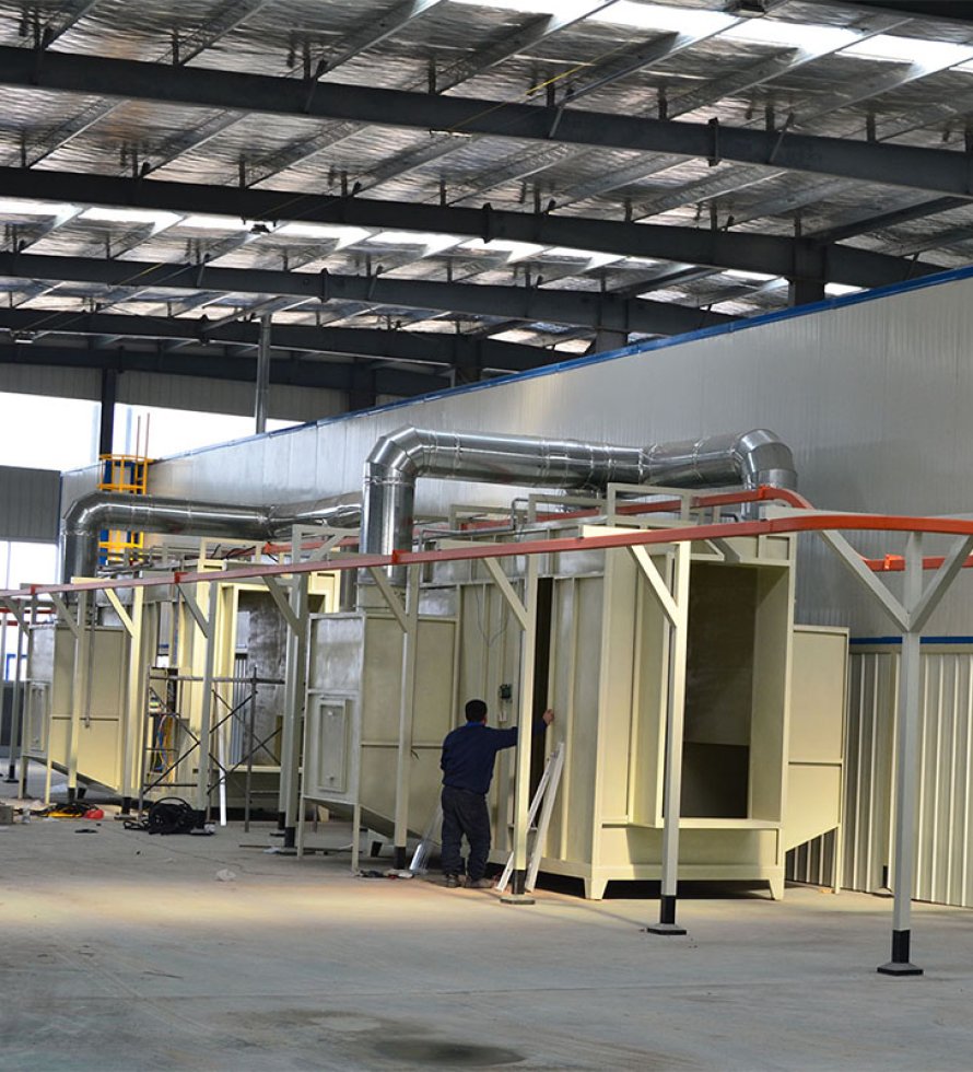 Automatic Powder Coating Line Spraying Machine