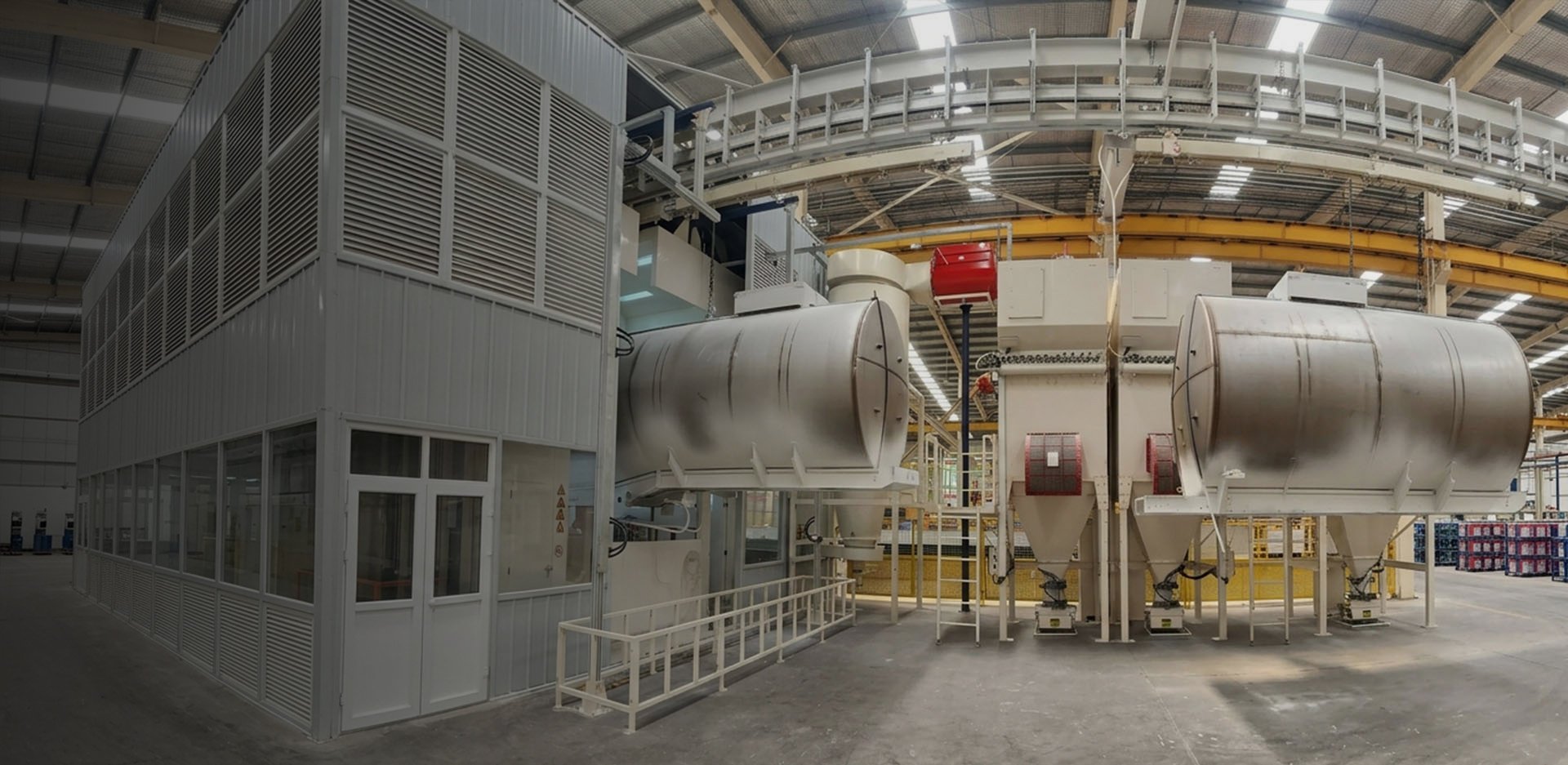 Industrial Powder Coating Booth