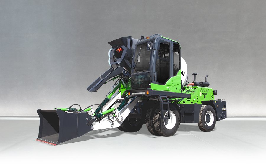 Self Loading Concrete Mixer