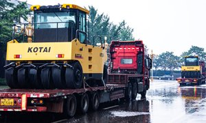 KP266H Pneumatic‑Tyred Roller from KOTAI Shipped Smoothly